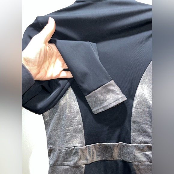 Balera Metallic zip front leotard - Picture 6 of 9